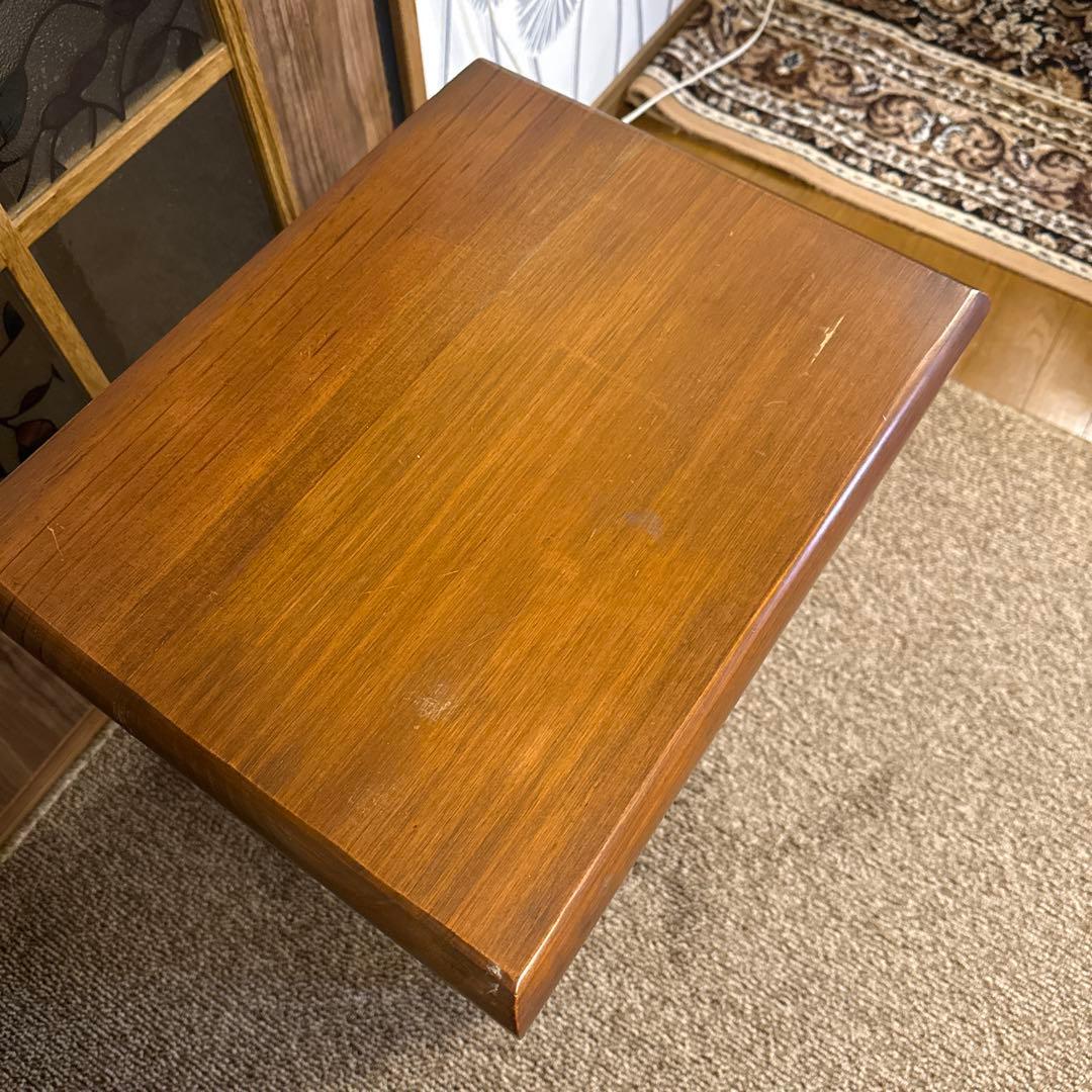 アンティーク　木彫り　棚　キャビネット　花台