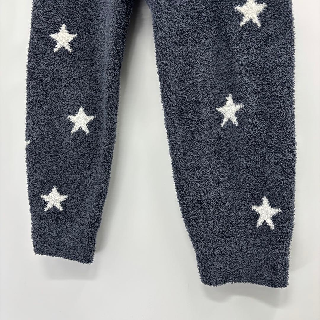 美品ジェラピケパウダースタープルオーバーパンツセットアップFネイビーb5K007