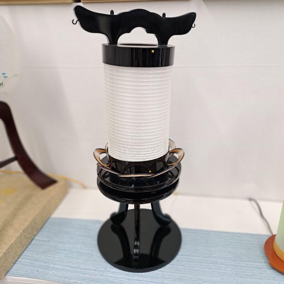 展示品 本場八女提灯 絹 現代提灯 モダン提灯 高級提灯 シンプル 高級感