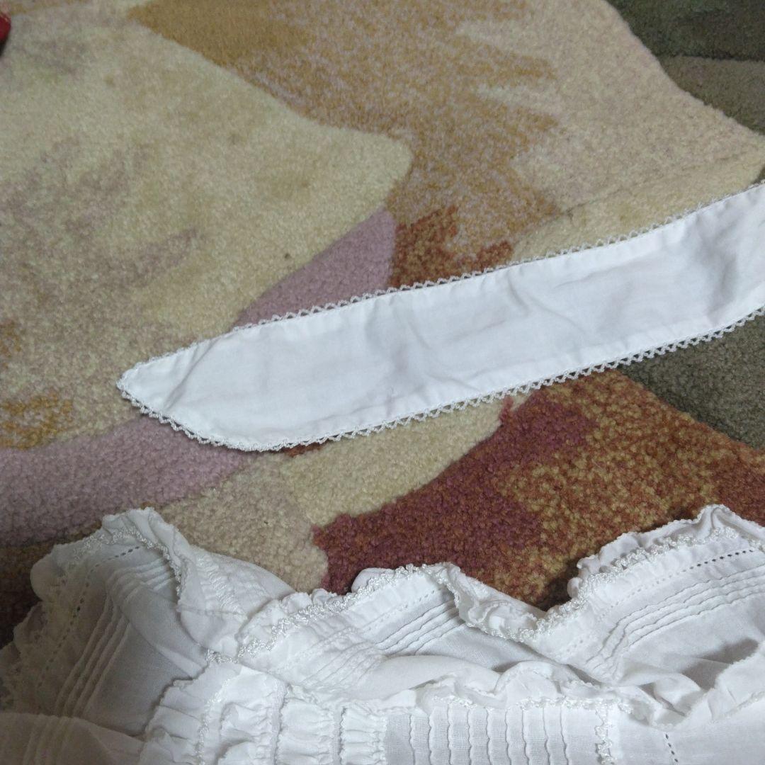 夏セール　ピンクハウス　希少　激かわエプロン型ダブリエホワイト