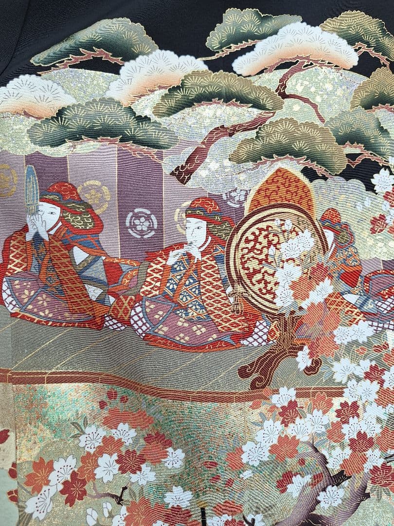 着物リメイクワンピース3641