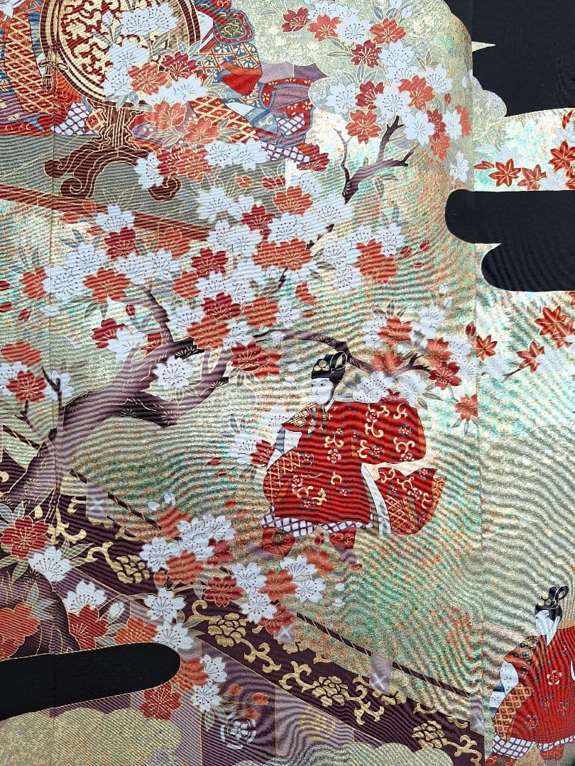 着物リメイクワンピース3641