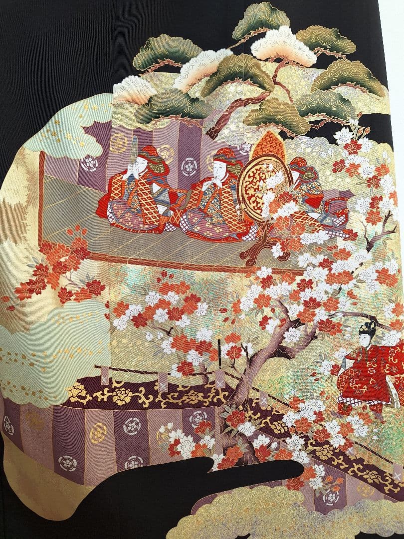 着物リメイクワンピース3641