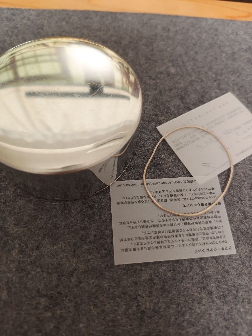 DAN TOMIMATSU ラバーバンドブレスレット シルバー