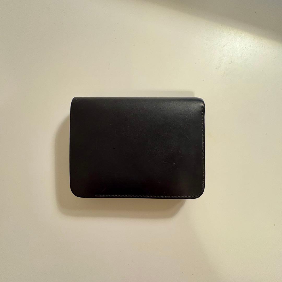 forme post wallet cordovan black×brown