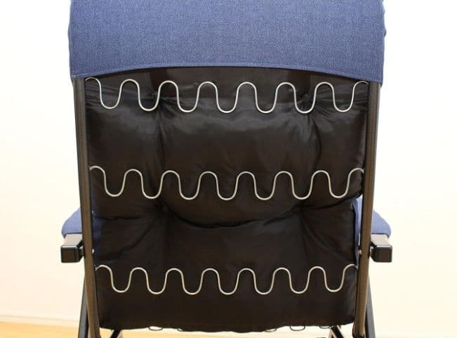 ビータ(Vita) ワンタッチリクライニングアームチェア グレー チェア つ61