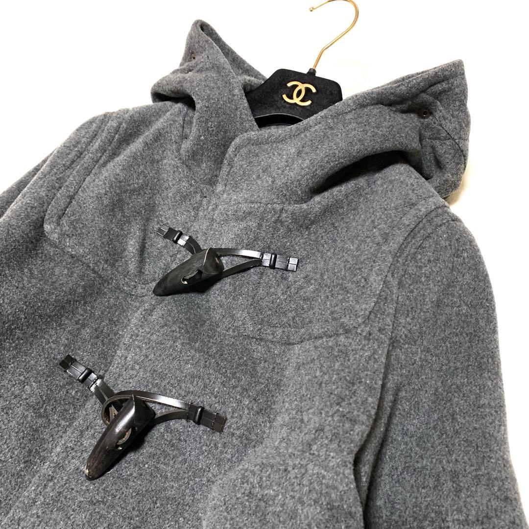 ★未使用　トゥモローランド　マカフィー　❤︎メルトンダッフルコート　牛革　S M