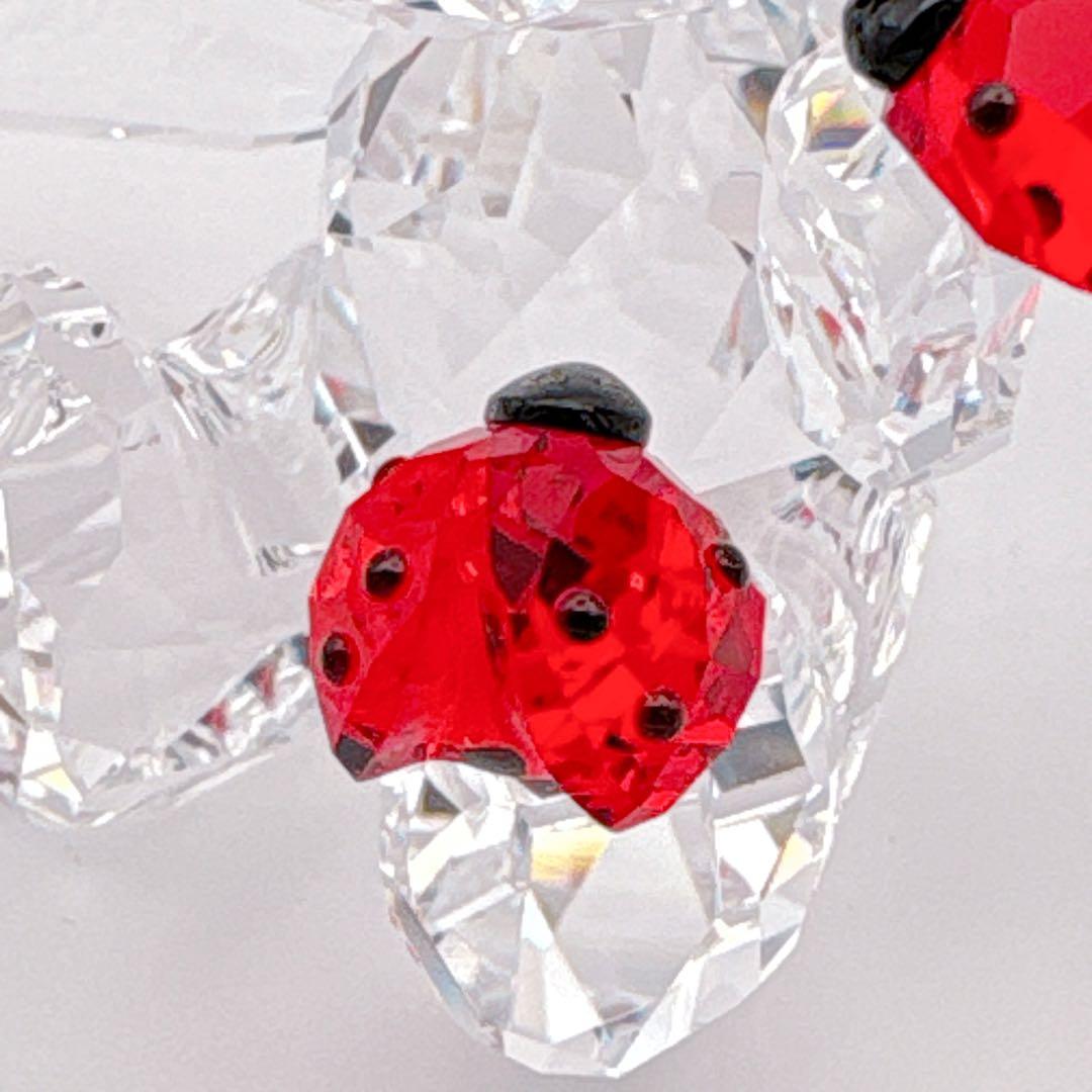 SWAROVSKI スワロフスキー クリスタル クマ てんとう虫 置き物