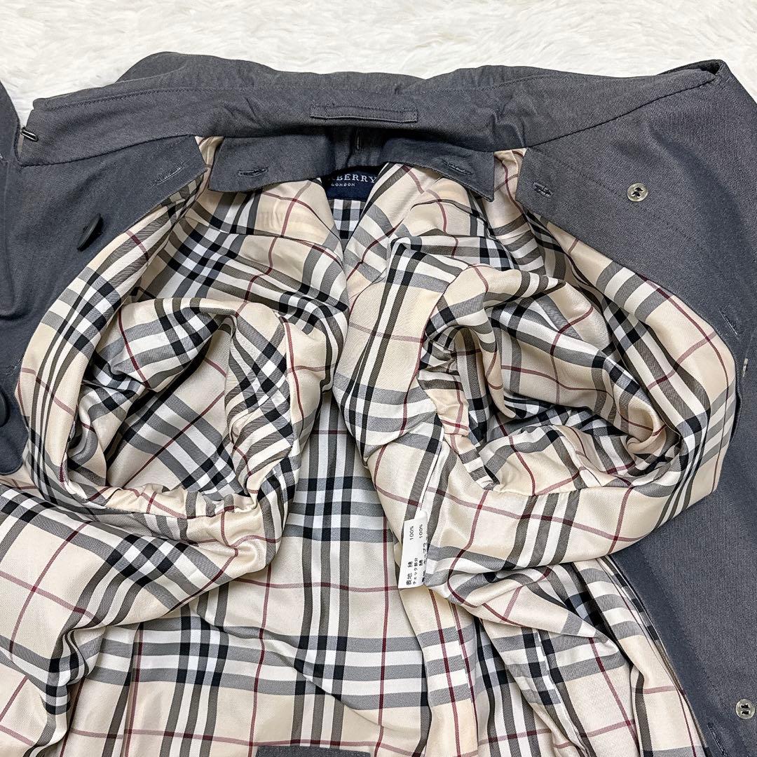 [希少 ♡ 美品] バーバリーロンドン トレンチコート ライナー　グレー　L