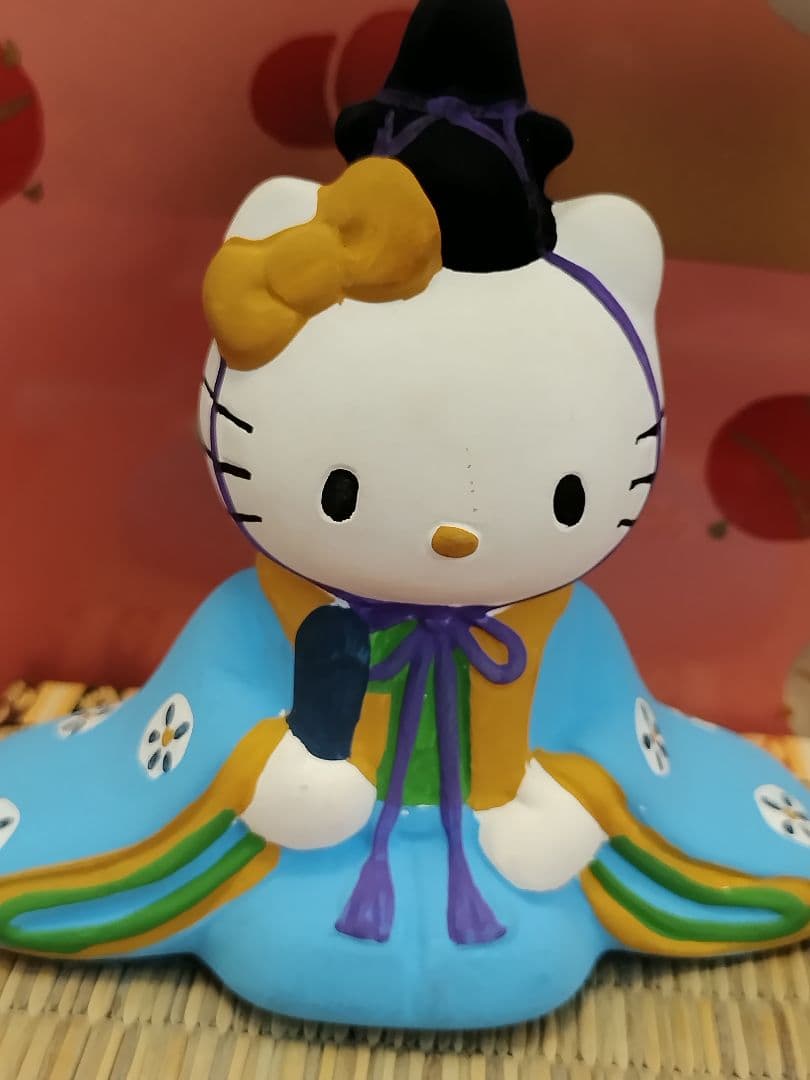 希少♡ハローキティ雛人形✕吉徳大光　数量限定　陶器製　親王飾り　はろうきてぃ雛