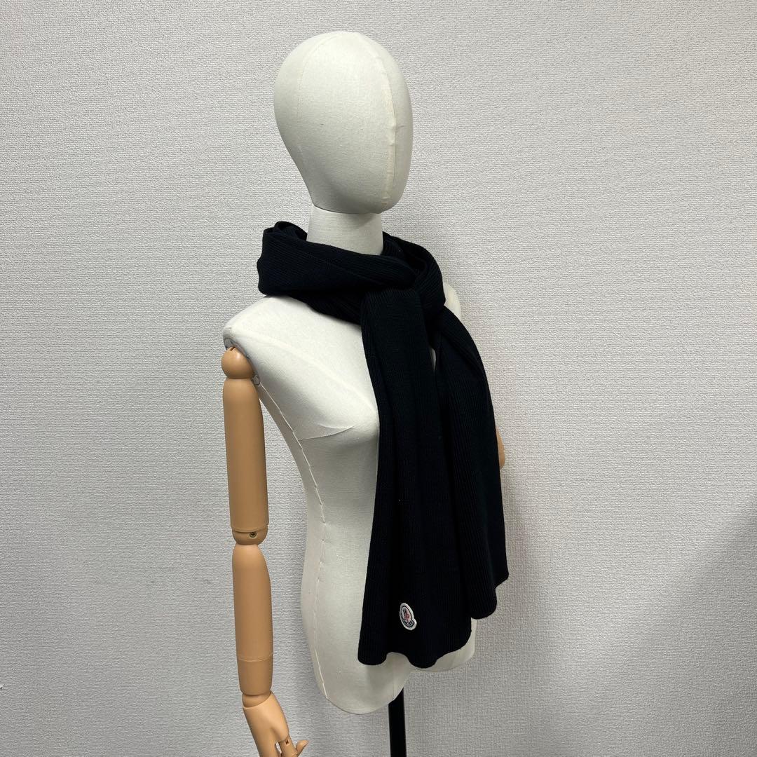 断捨離中 ✨極美品✨MONCLERモンクレール　ウールマフラー220×28