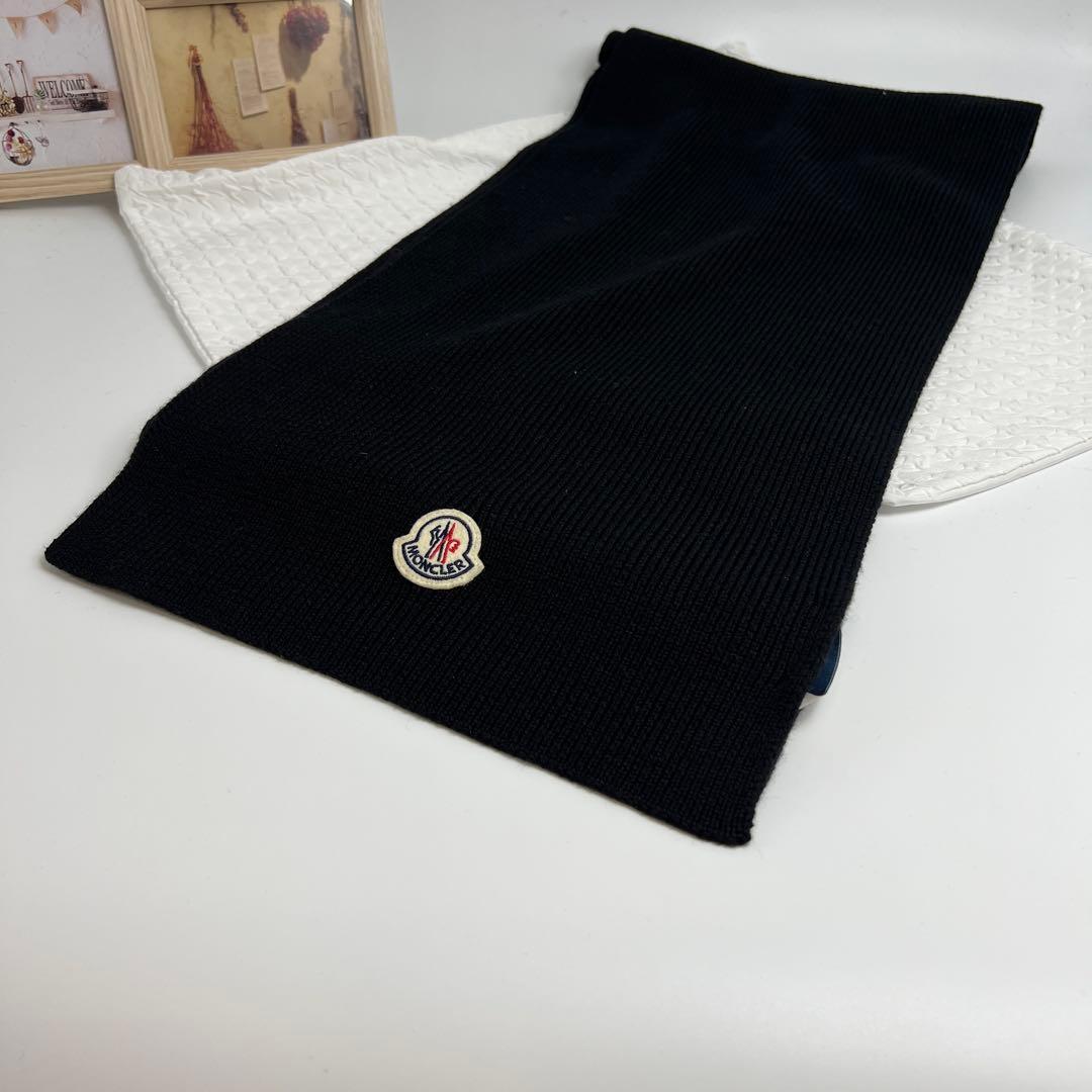 断捨離中 ✨極美品✨MONCLERモンクレール　ウールマフラー220×28