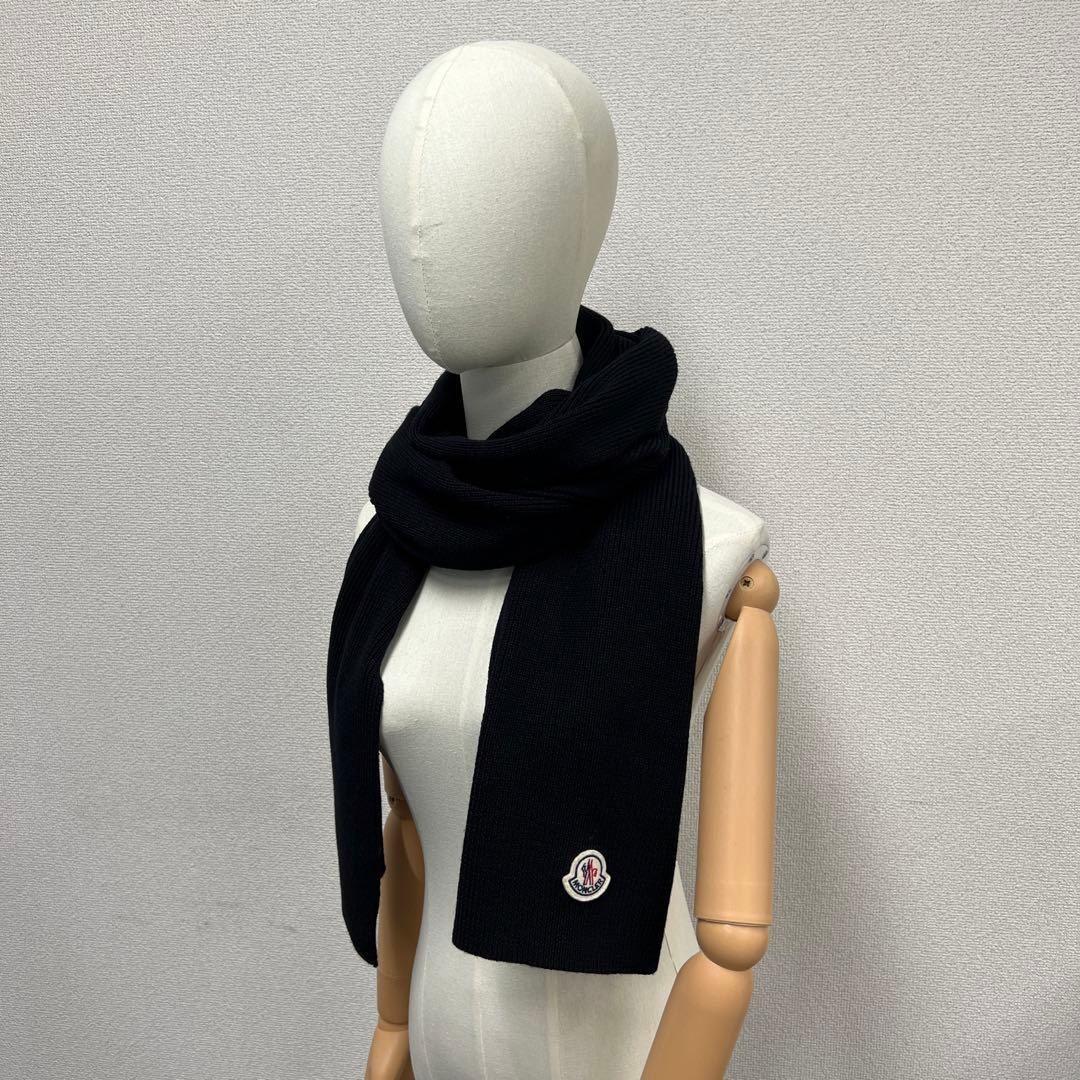 断捨離中 ✨極美品✨MONCLERモンクレール　ウールマフラー220×28