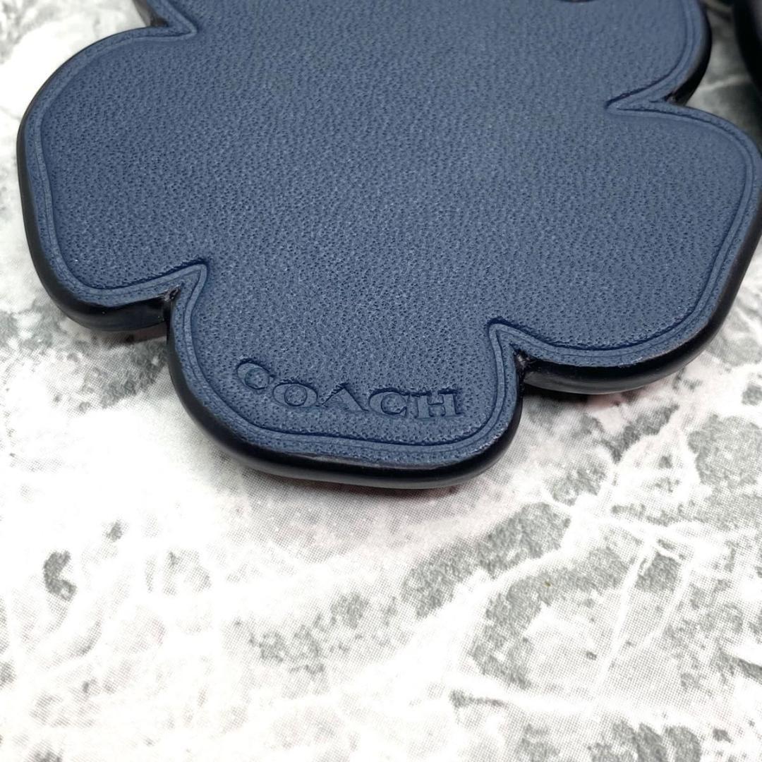 【 新品未使用 】COACH フラワー キーホルダー ティー ローズ ミックス
