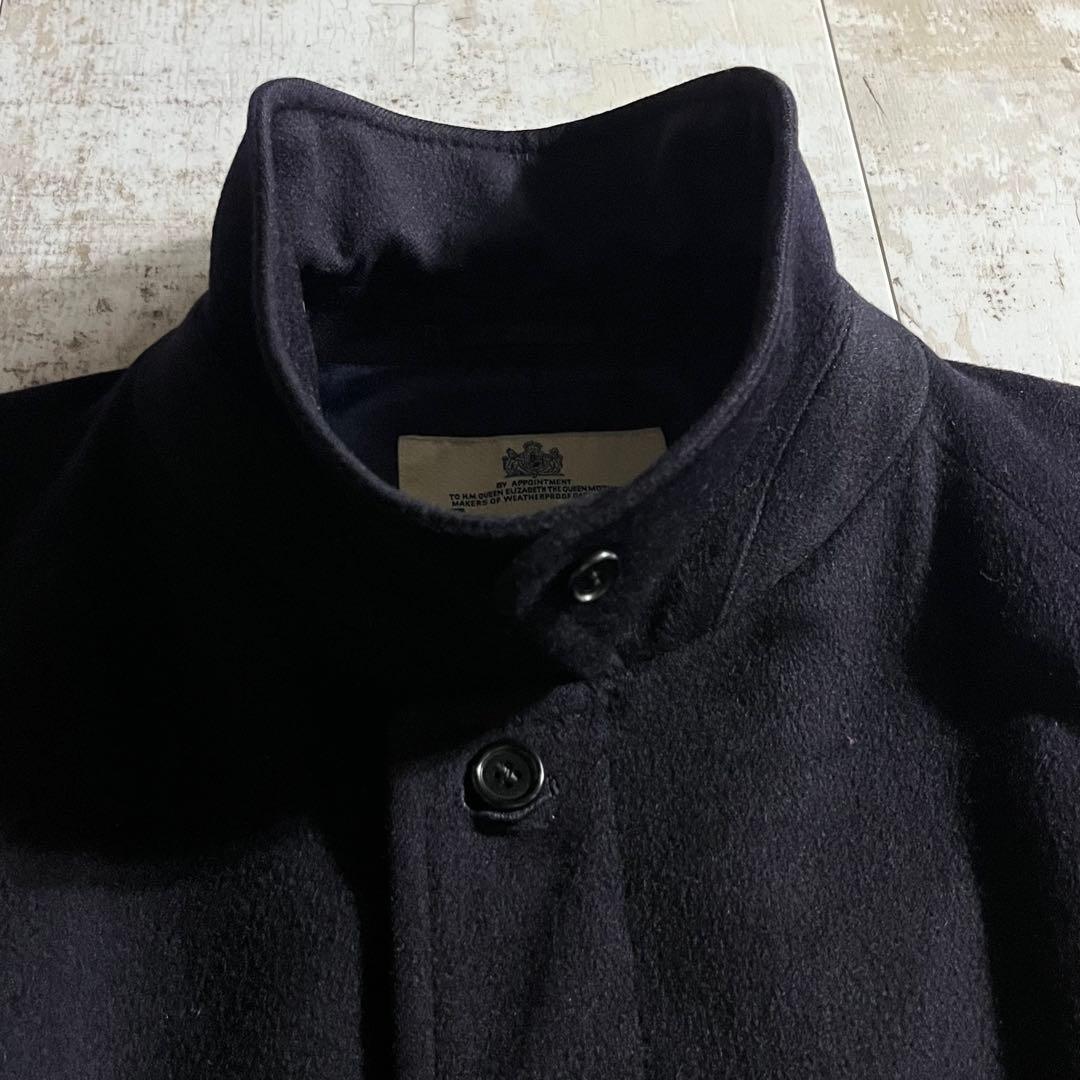 Aquascutum アクアスキュータム 英国製 カシミヤ ステンカラーコート