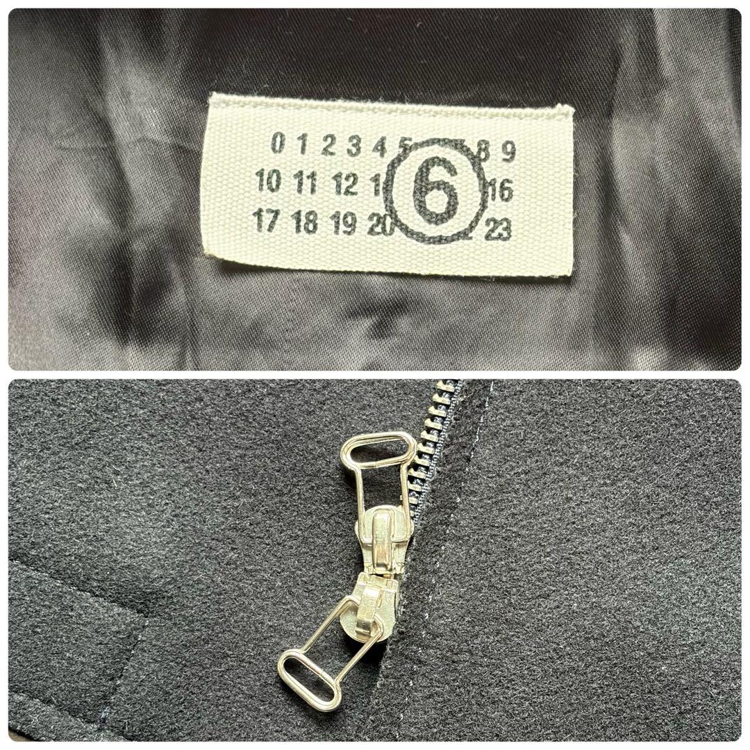 XL相当 ここのえ期 マルタンマルジェラ ロングコート ダブルジップ ウール