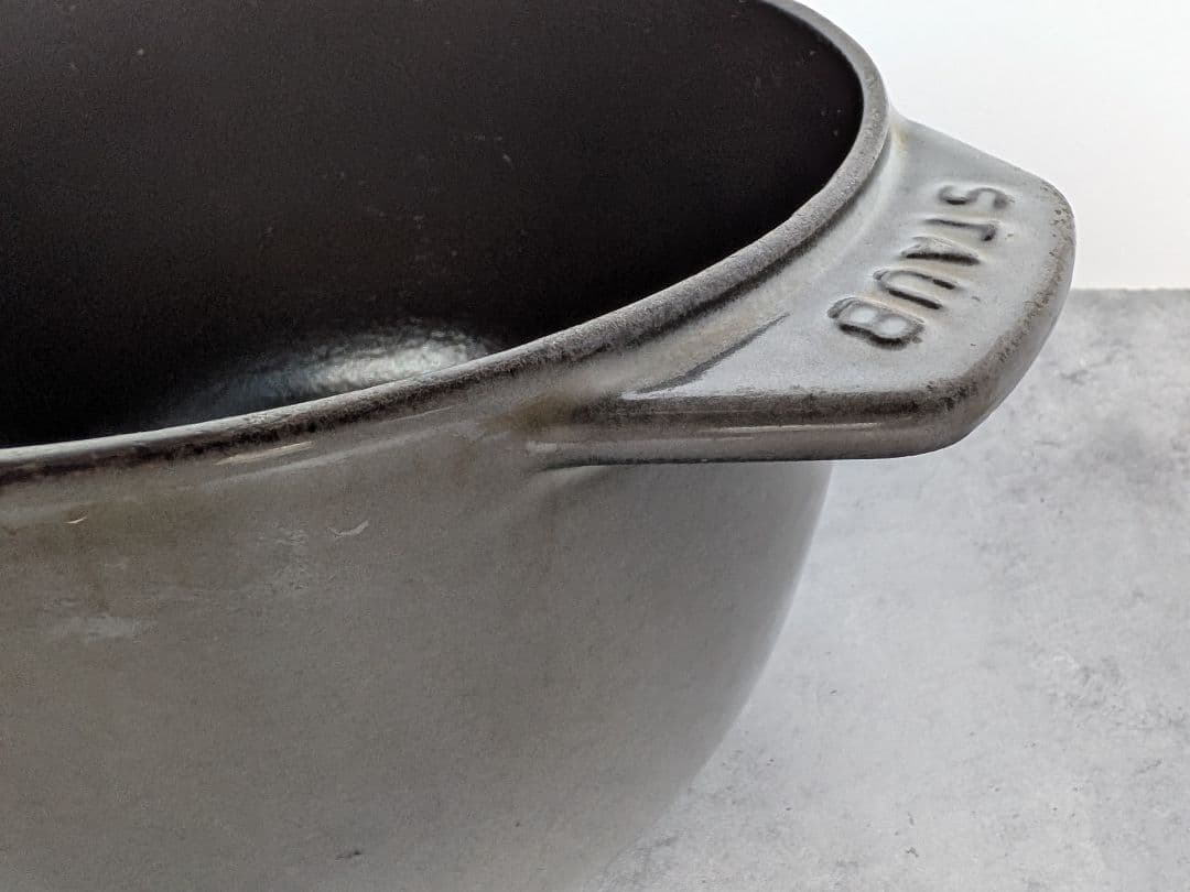 ストウブ ラ・ココット de GOHAN M 16cm グレー 2合炊き