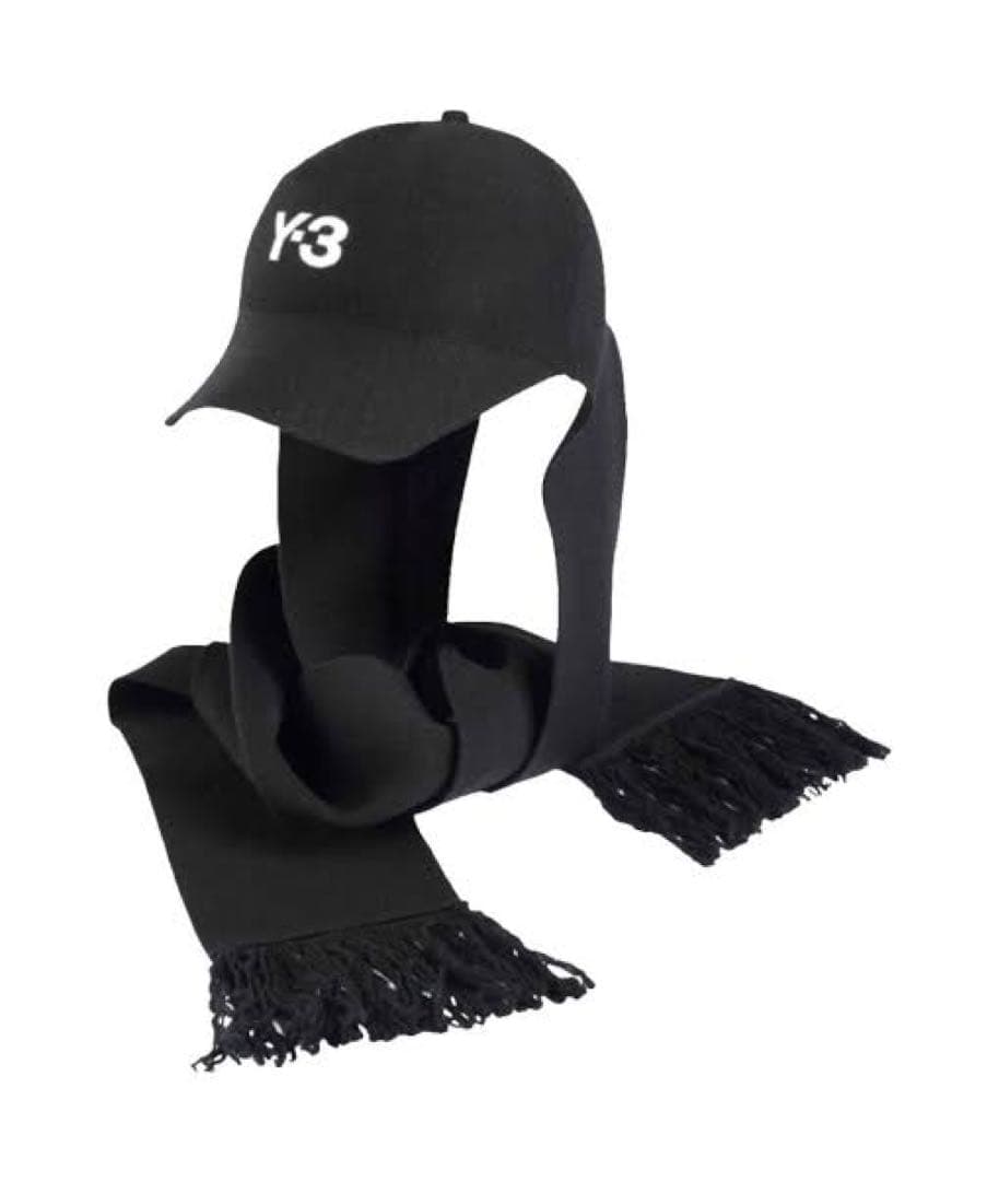 Y-3 ブラックキャップとスカーフセット