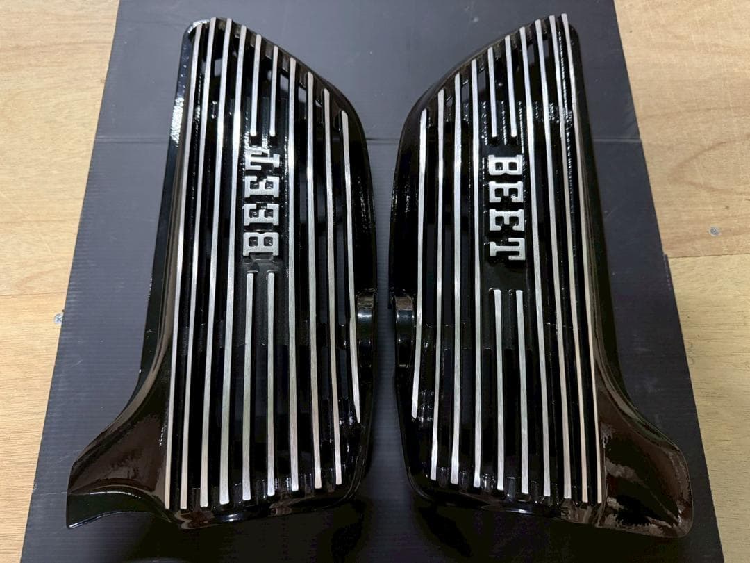 Z1 Z2アルフィン サイドカバー 黒 横ロゴ/Z750RS Z900 BEET