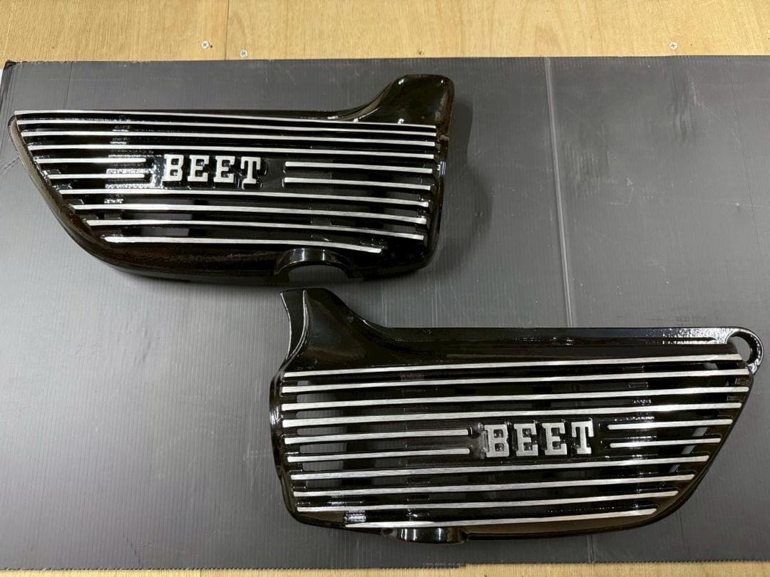 Z1 Z2アルフィン サイドカバー 黒 横ロゴ/Z750RS Z900 BEET