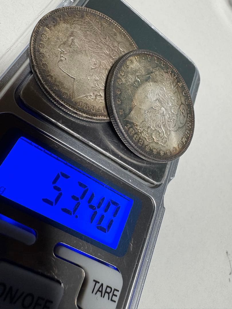 イドレ！希少　アメリカ　モルガンダラー　1ドル銀貨　1882年のみ