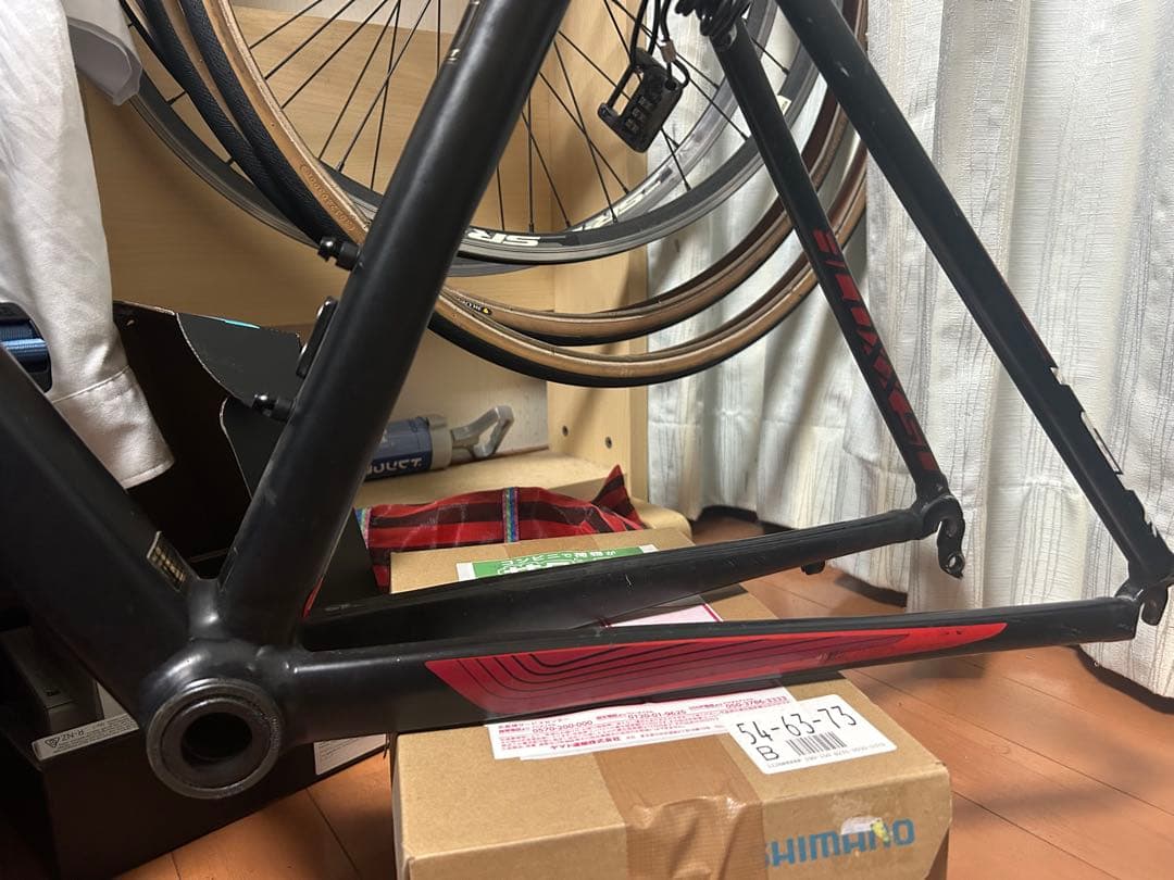 Giant tcr フレーム 10速用ホイール付き