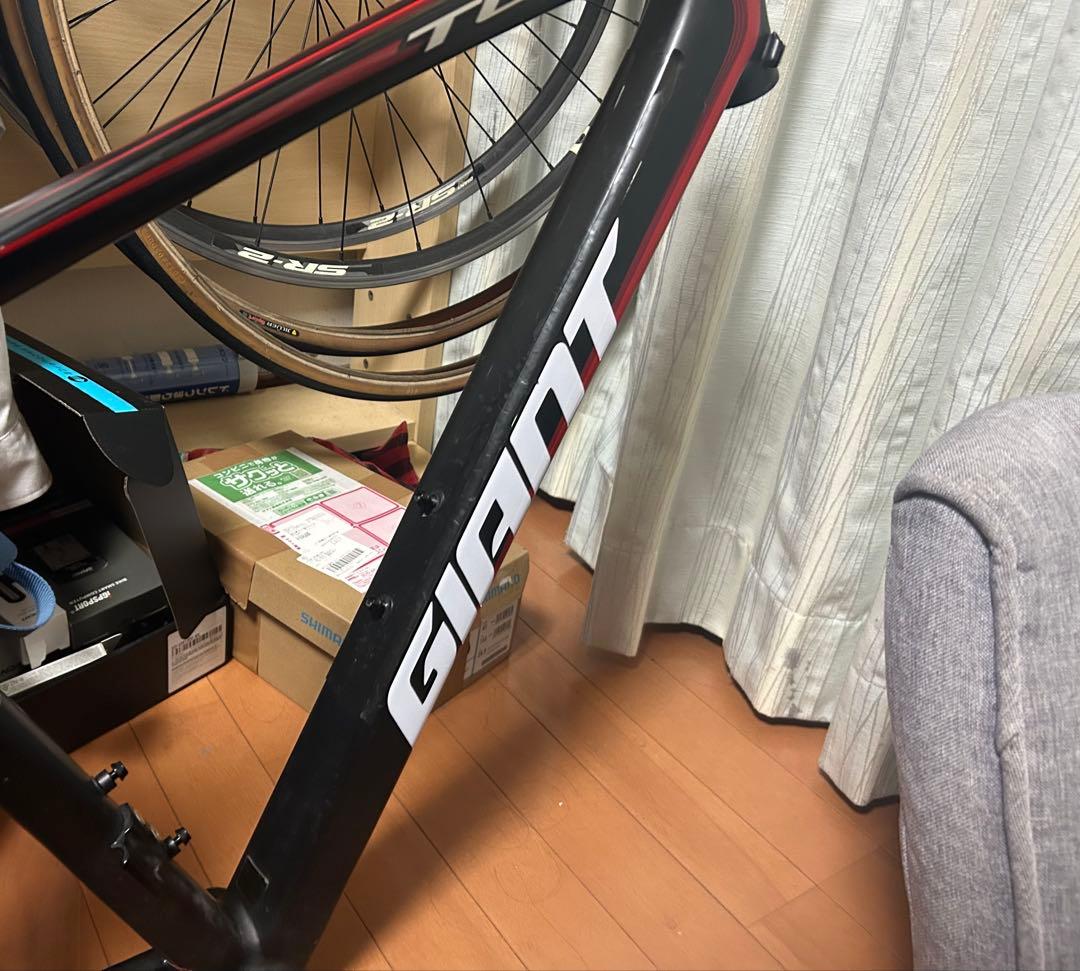 Giant tcr フレーム 10速用ホイール付き