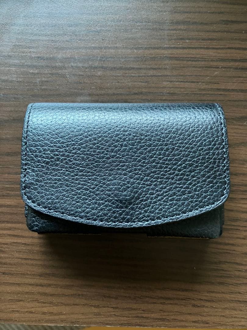 メゾンエスボンド Maison Shond 黒 レザー　財布