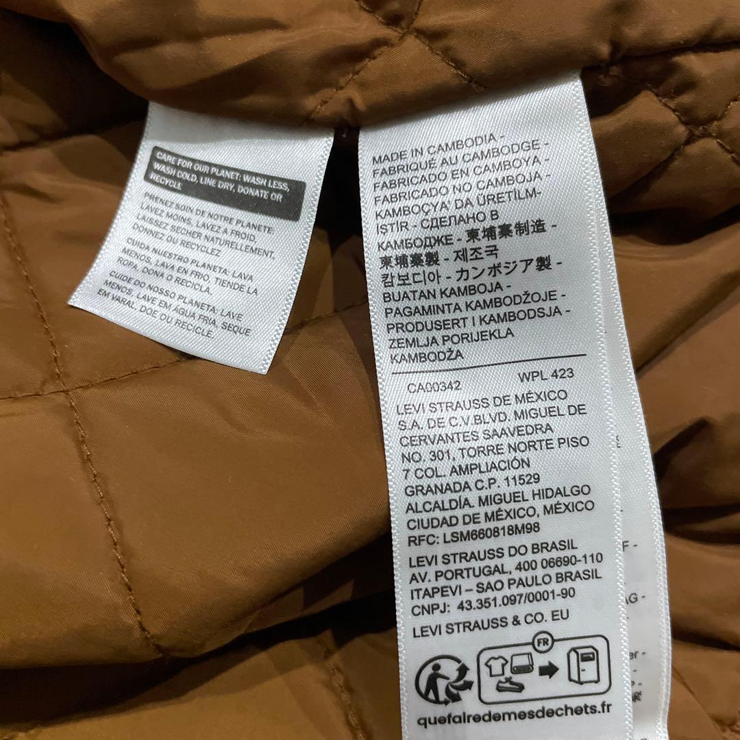 Levi's 短丈 サンタフェジャケット ダックジャケット S 中綿ジャケット