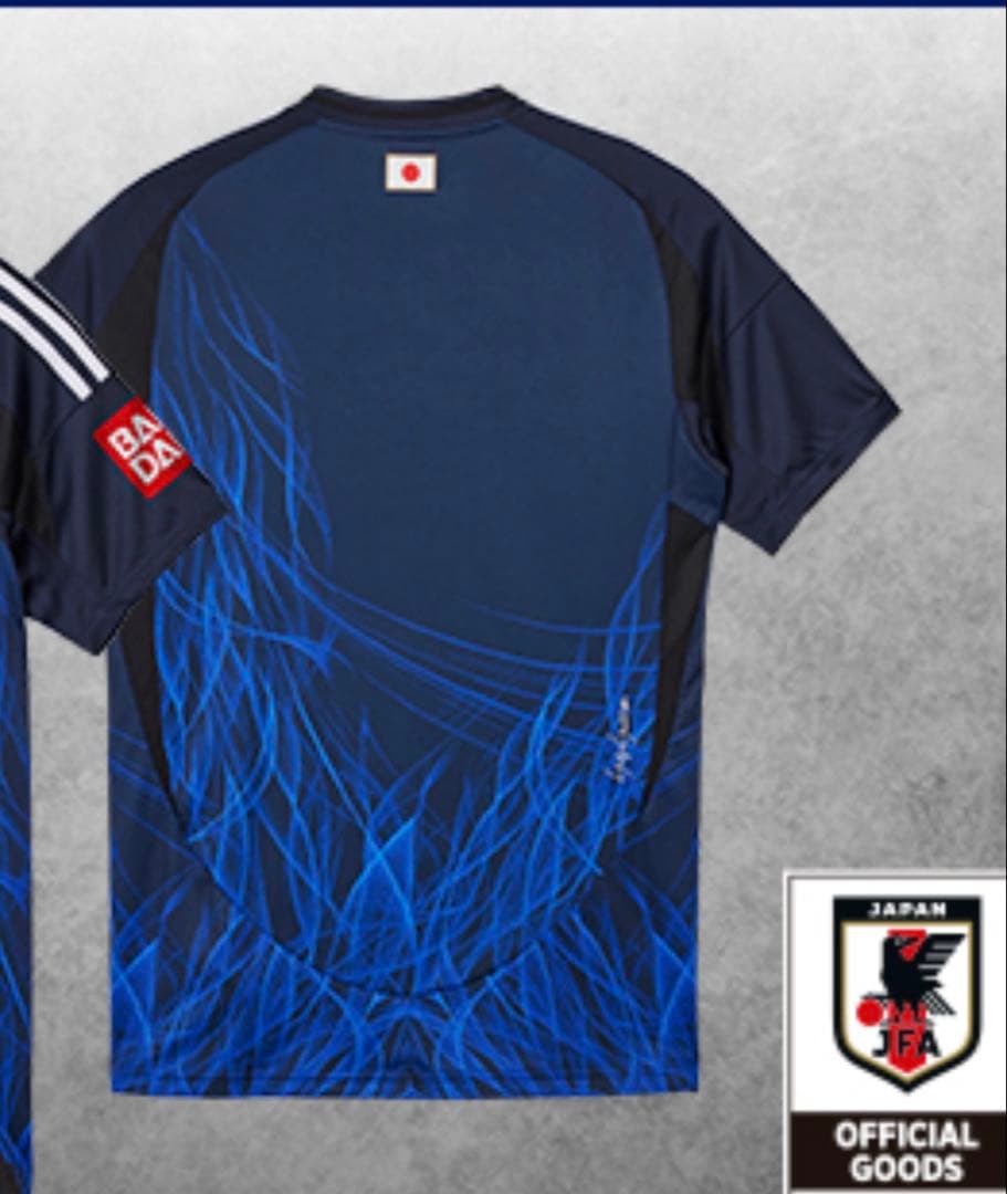 60着限定！　☆BANDAIコラボ☆ サッカー日本代表ユニフォーム