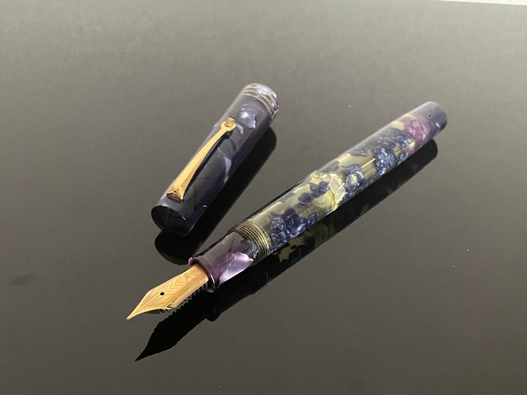 オマス ルーセンスブルー 万年筆