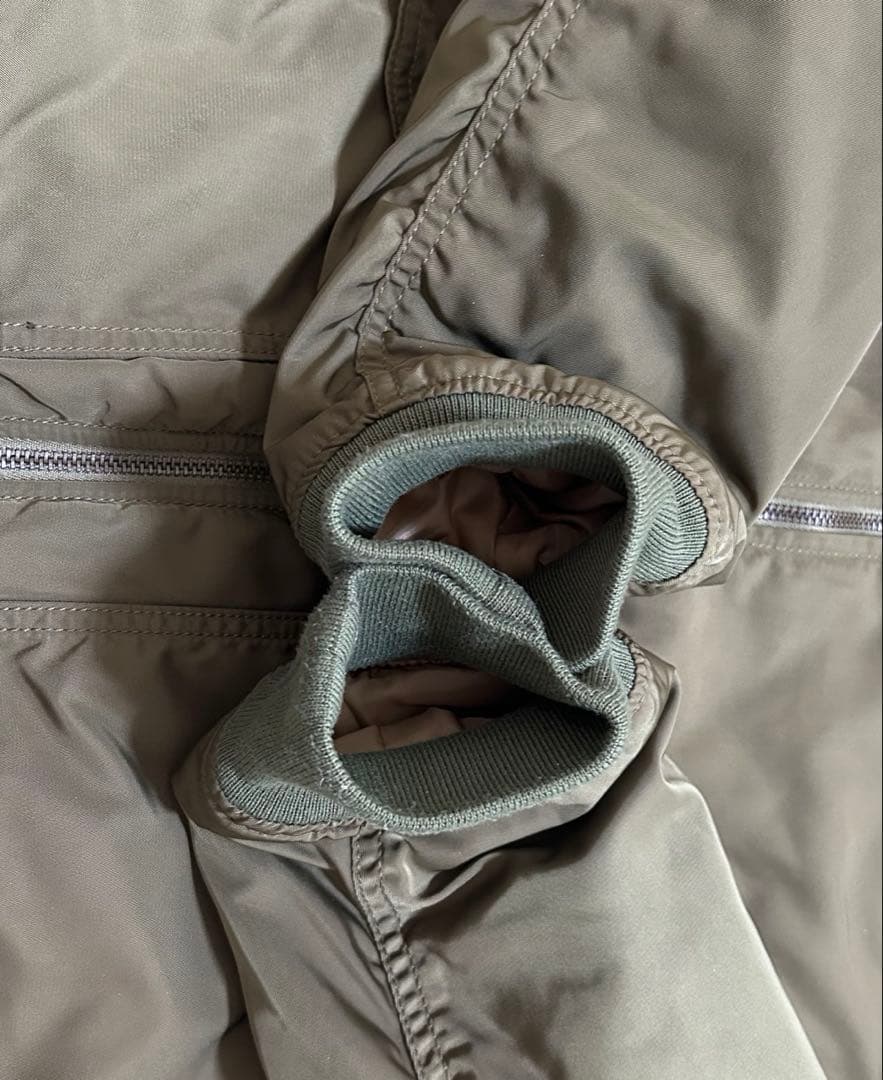 GAP B-15 ボア フライトジャケット ミリタリー MA-1 M カーキ