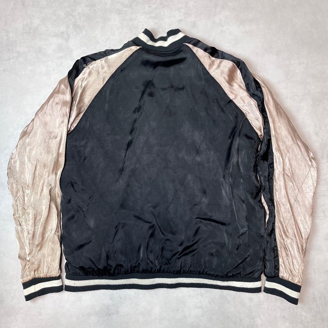 Yasuyuki Ishii スカジャン 龍 鷹 桜 リバーシブル ブラック L