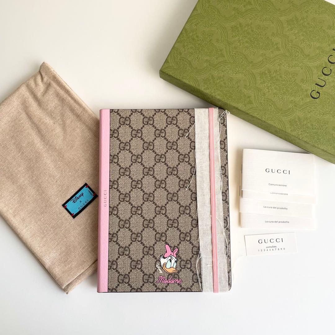 グッチ GUCCI ノート ディズニー デイジー GGスプリーム ロゴ 新品
