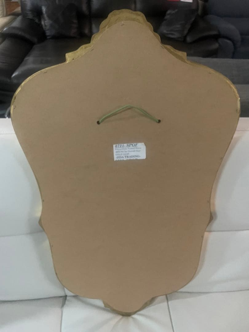 アンティーク　ゴールドミラー