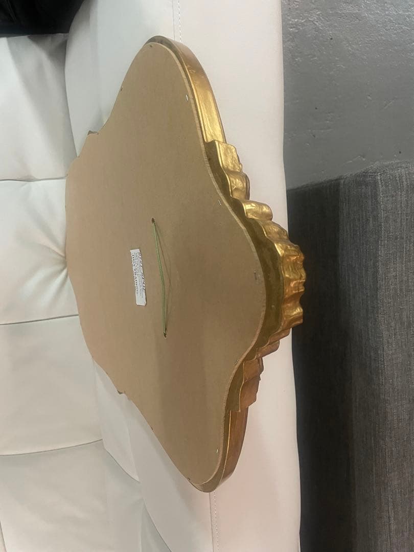 アンティーク　ゴールドミラー