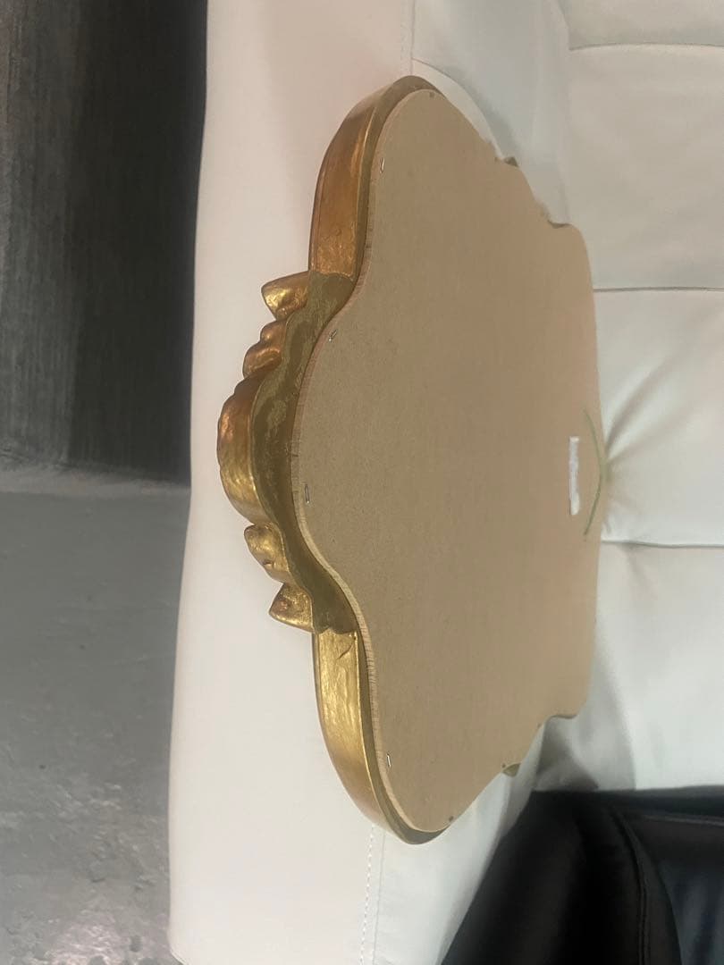 アンティーク　ゴールドミラー