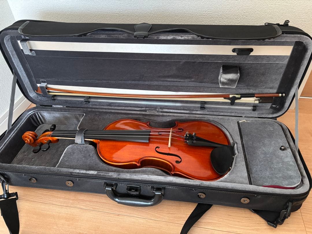 (弦張り替え済み)スズキ No.310 4/4 バイオリン本体・付属品付き