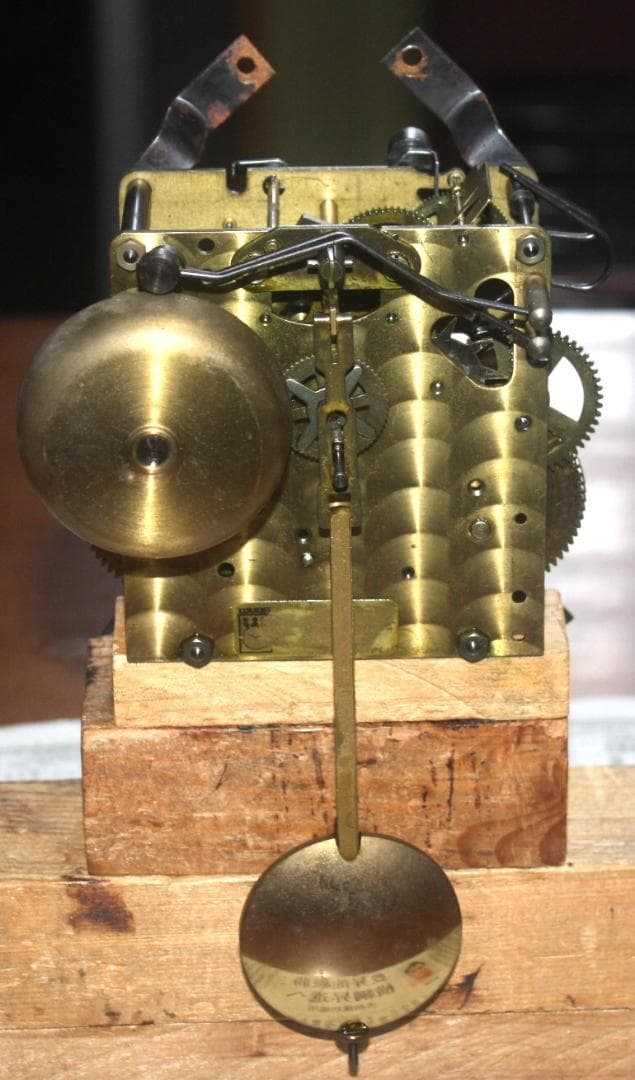 可動品 小型 WARMINK ワルミンク WUBA ウーバ 置時計 オランダ