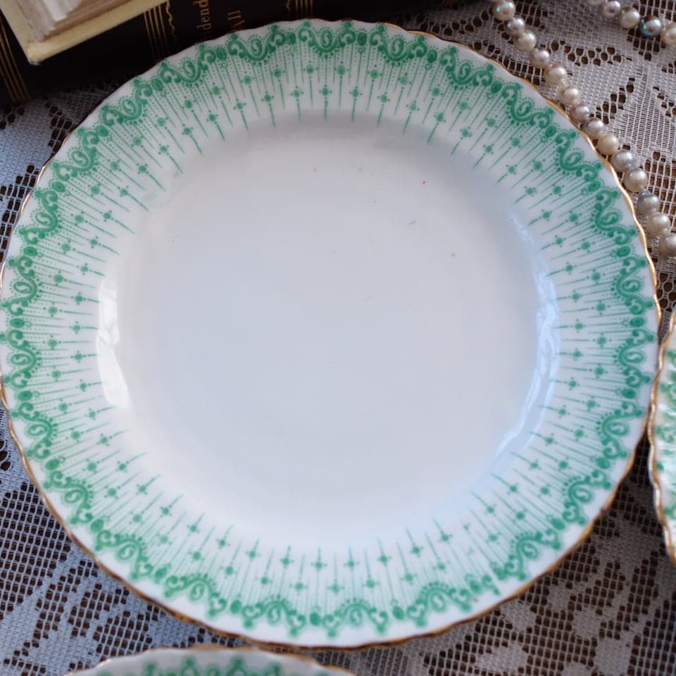 英国アンティーク　サミュエルラドフォード　プレート4枚セット　F1