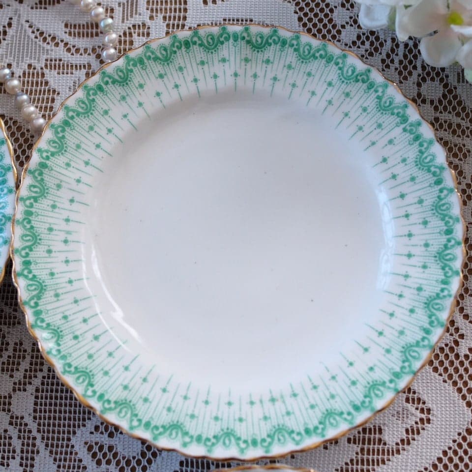 英国アンティーク　サミュエルラドフォード　プレート4枚セット　F1