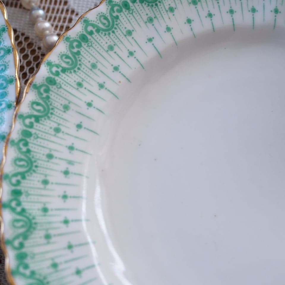 英国アンティーク　サミュエルラドフォード　プレート4枚セット　F1