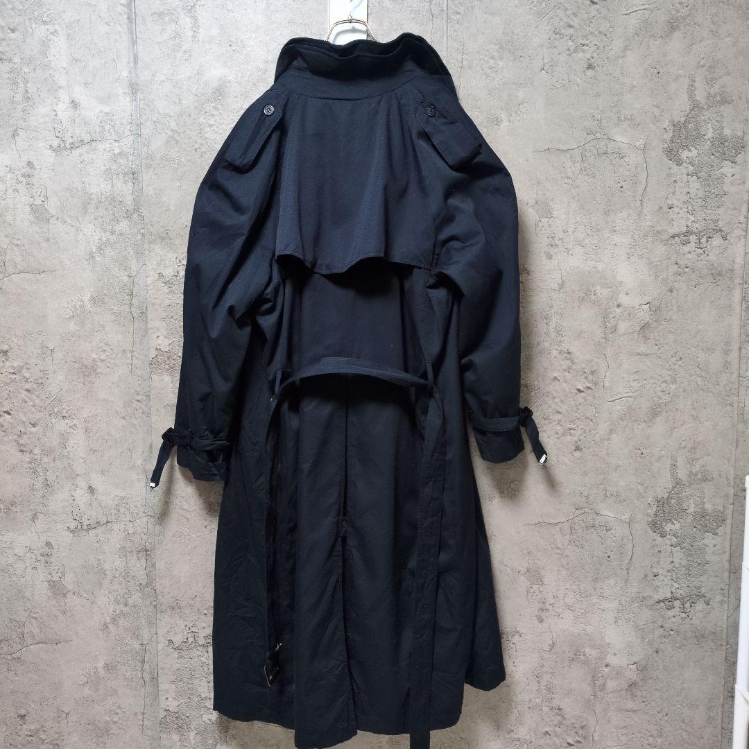 【レア物】ラルフローレン　チャップス　紺 ダブルブレスト トレンチコート　L