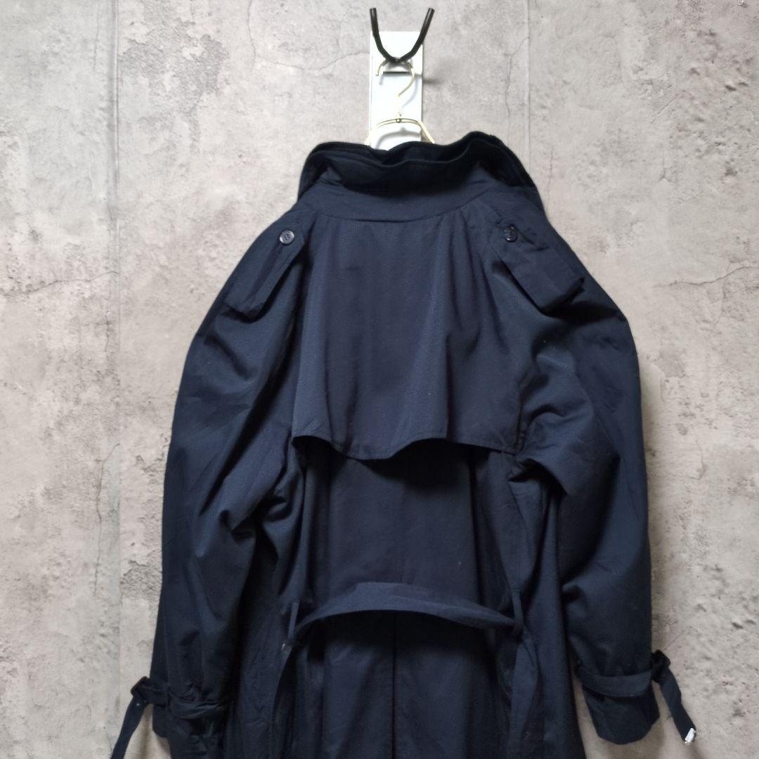 【レア物】ラルフローレン　チャップス　紺 ダブルブレスト トレンチコート　L
