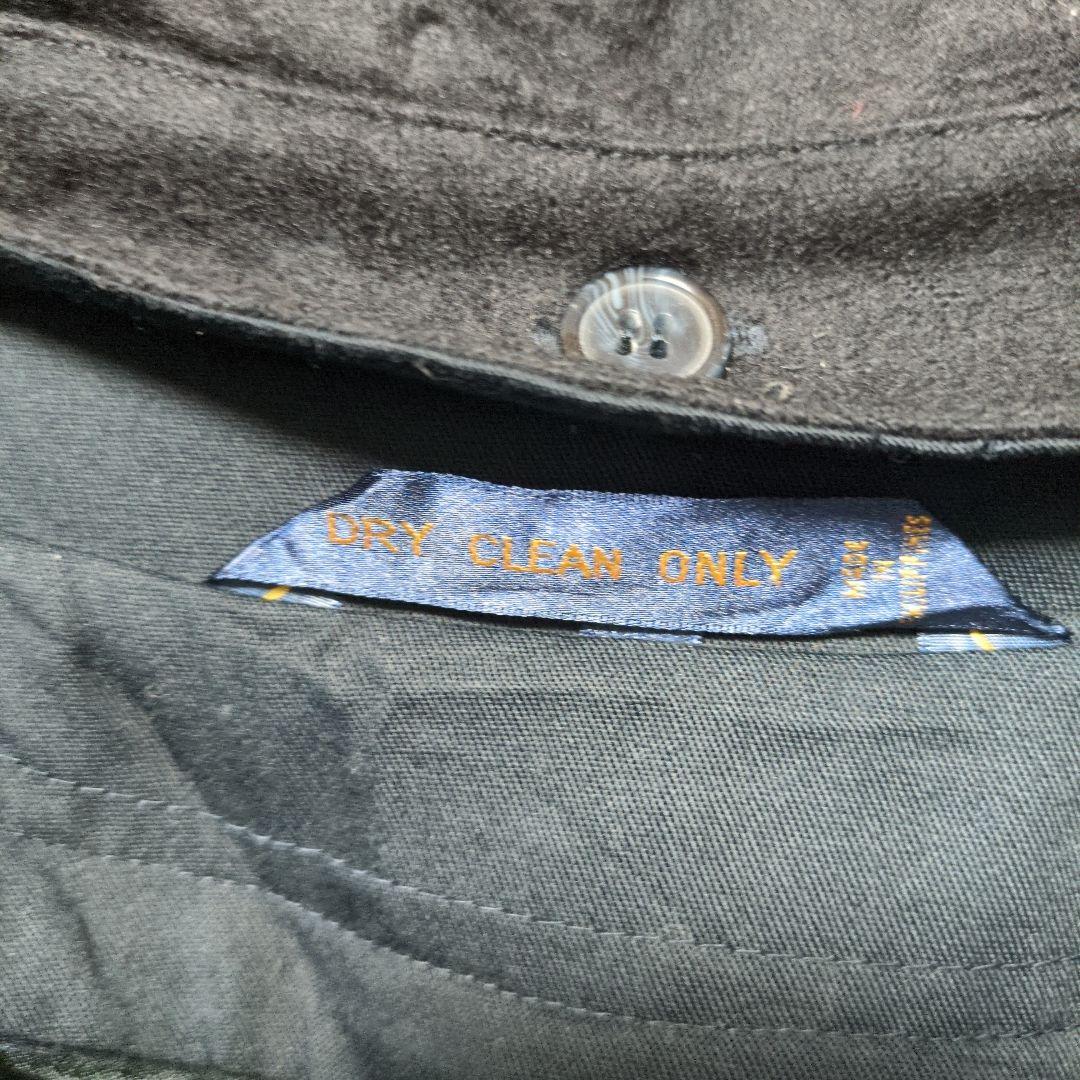 【レア物】ラルフローレン　チャップス　紺 ダブルブレスト トレンチコート　L