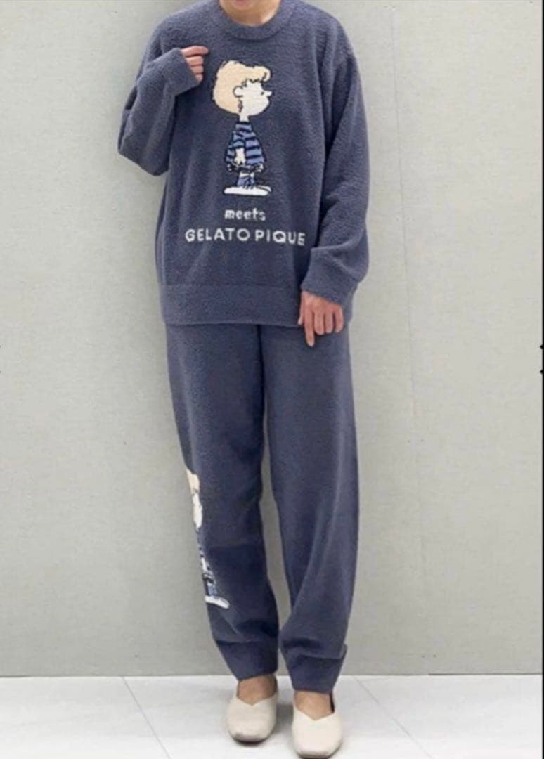 ＊未開封＊peanuts ベビモコ ジャガード プルオーバー ロングパンツ 上下