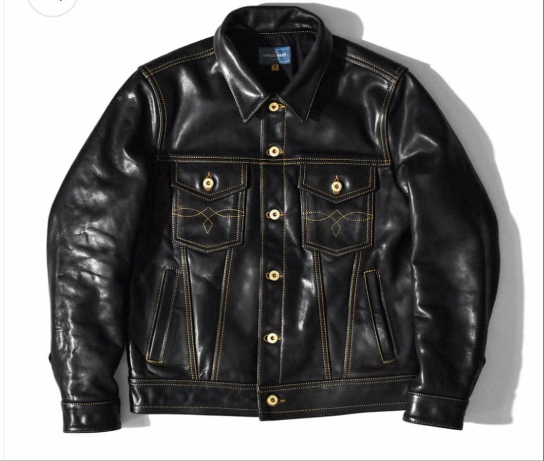 レザー　トラッカージャケット　ホースハイド