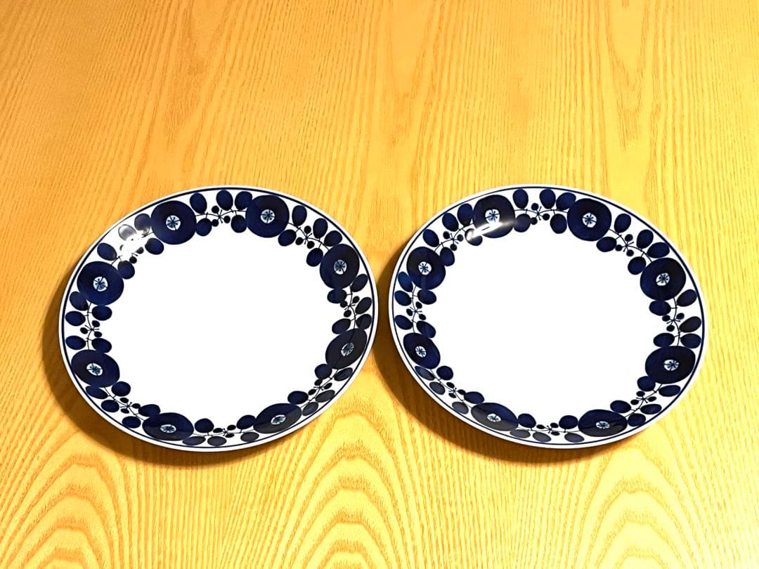 白山陶器 ブルーム ディナープレート リース 2枚　26cm