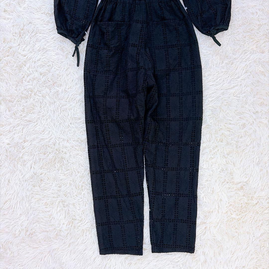 VIOLETTE ROOM バイオレットルーム レースオールインワン　ブラック