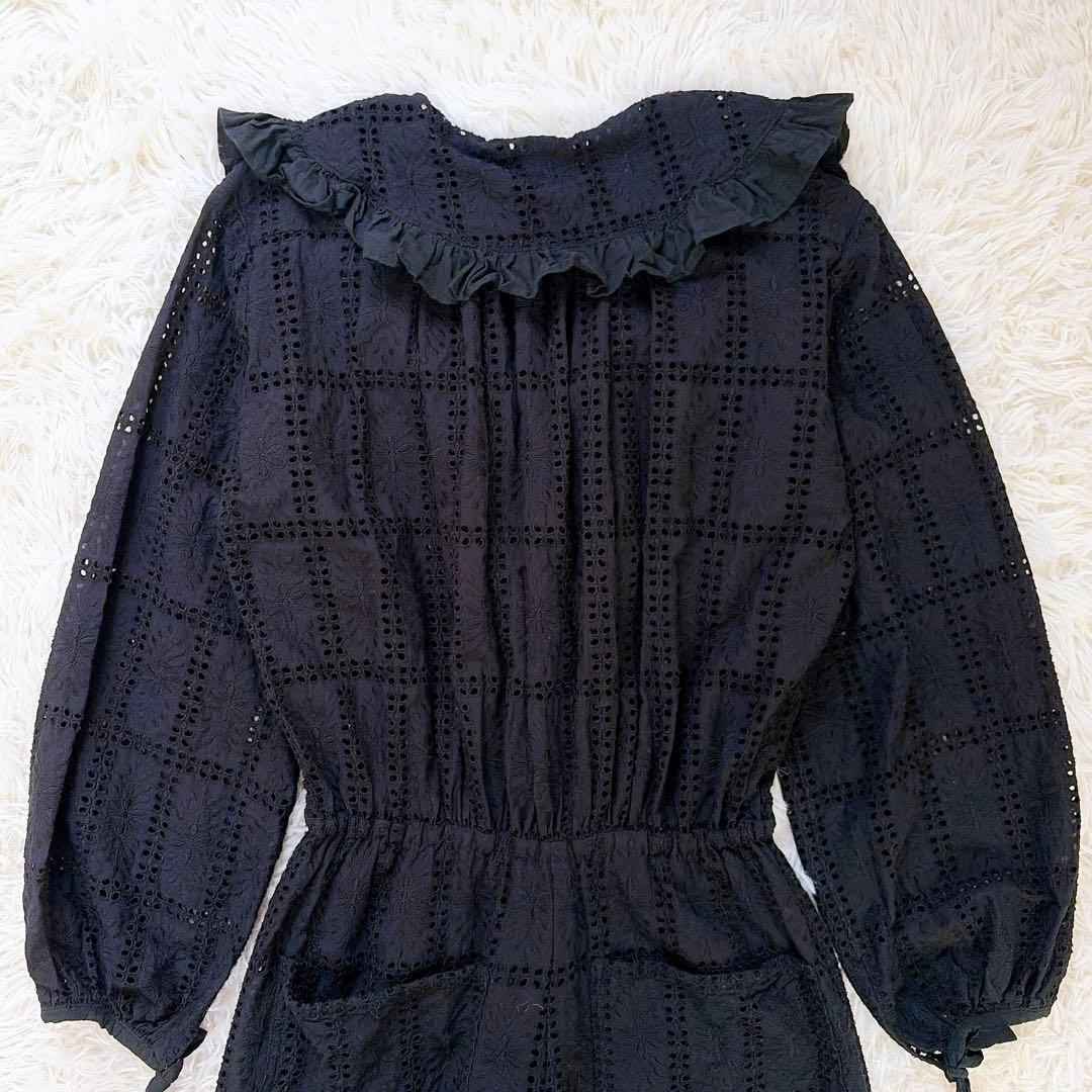 VIOLETTE ROOM バイオレットルーム レースオールインワン　ブラック